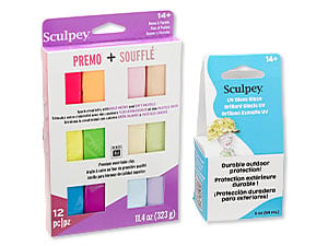 New Assortment of Sculpey&reg; Polymer Clay and Acrylic Glaze