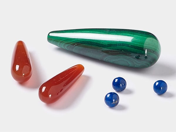 Half-Drilled Gemstone Beads